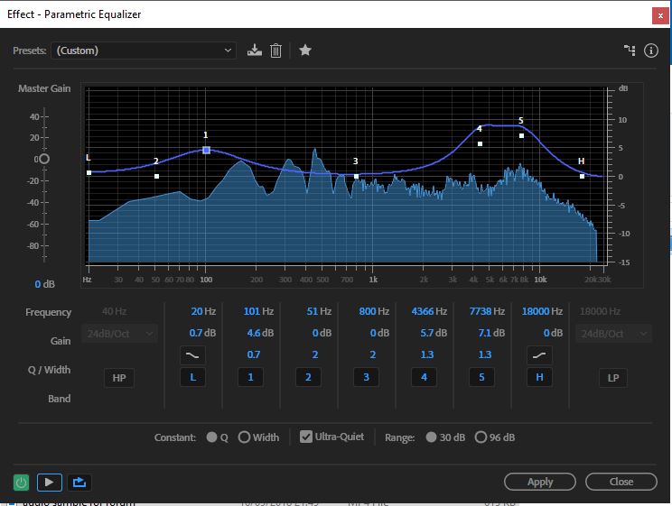 Adobe audition voice over tips